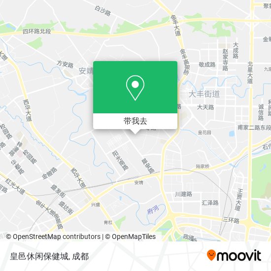 皇邑休闲保健城地图
