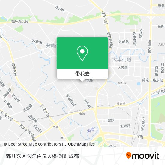 郫县东区医院住院大楼-2幢地图