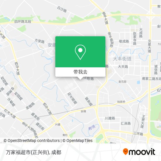 万家福超市(正兴街)地图