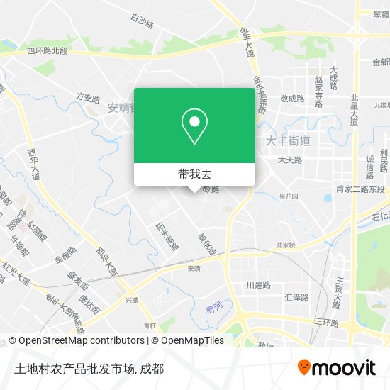 土地村农产品批发市场地图