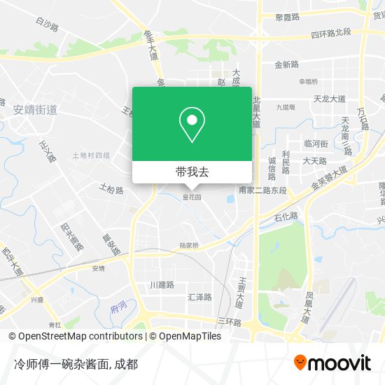 冷师傅一碗杂酱面地图