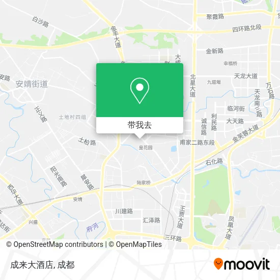 成来大酒店地图