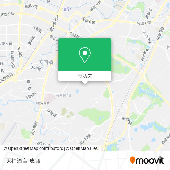 天福酒店地图