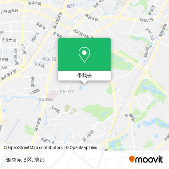 银杏苑-B区地图