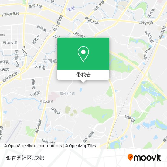 银杏园社区地图
