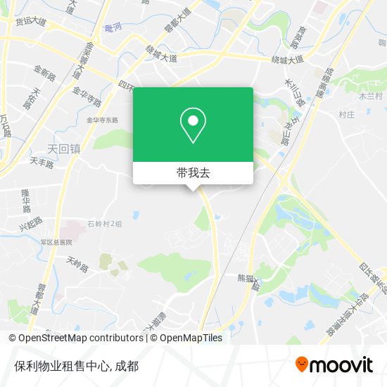 保利物业租售中心地图