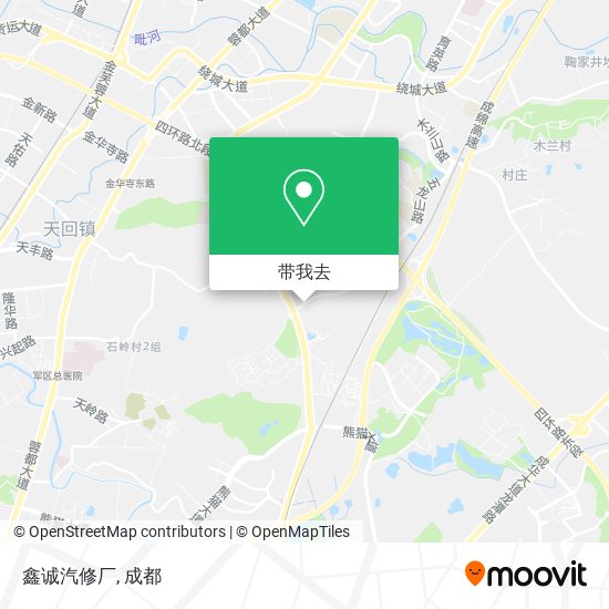 鑫诚汽修厂地图