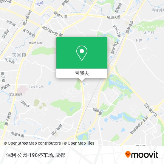 保利·公园-198停车场地图