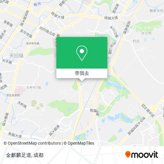 金麒麟足道地图