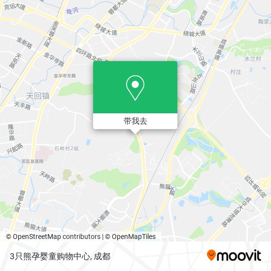 3只熊孕婴童购物中心地图