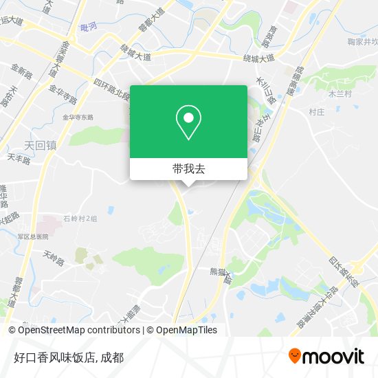 好口香风味饭店地图