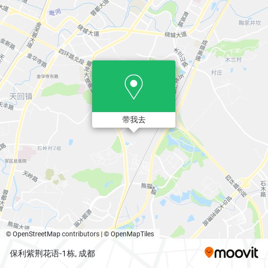 保利紫荆花语-1栋地图