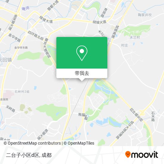 二台子小区d区地图