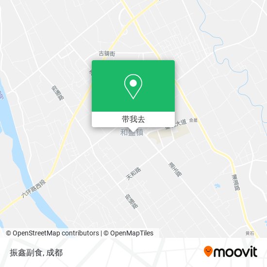 振鑫副食地图