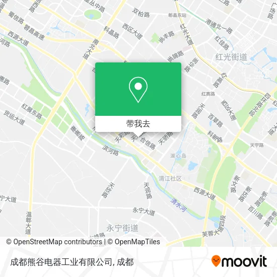 成都熊谷电器工业有限公司地图