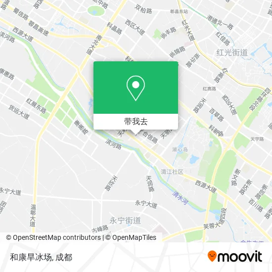 和康旱冰场地图