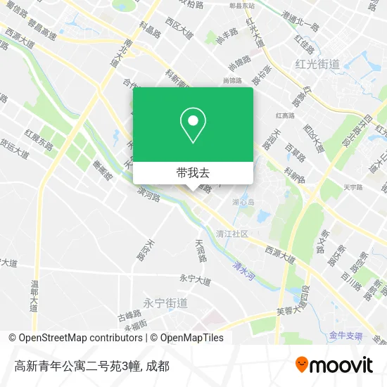 高新青年公寓二号苑3幢地图