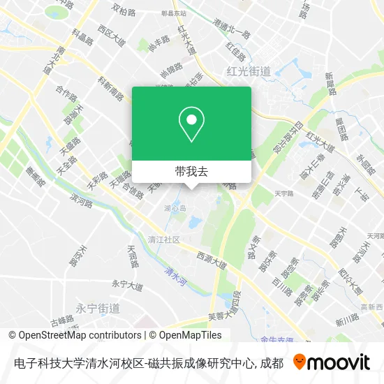电子科技大学清水河校区-磁共振成像研究中心地图