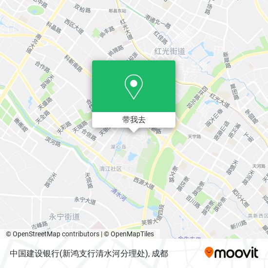中国建设银行(新鸿支行清水河分理处)地图