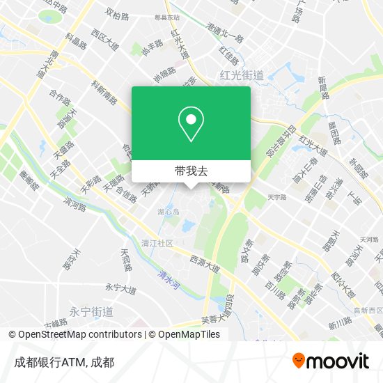 成都银行ATM地图
