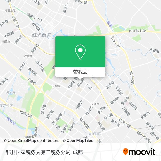 郫县国家税务局第二税务分局地图