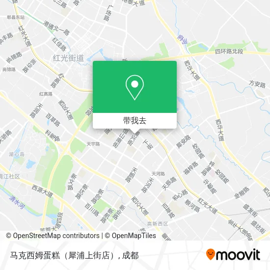 马克西姆蛋糕（犀浦上街店）地图