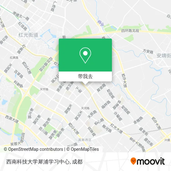 西南科技大学犀浦学习中心地图