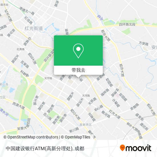 中国建设银行ATM(高新分理处)地图
