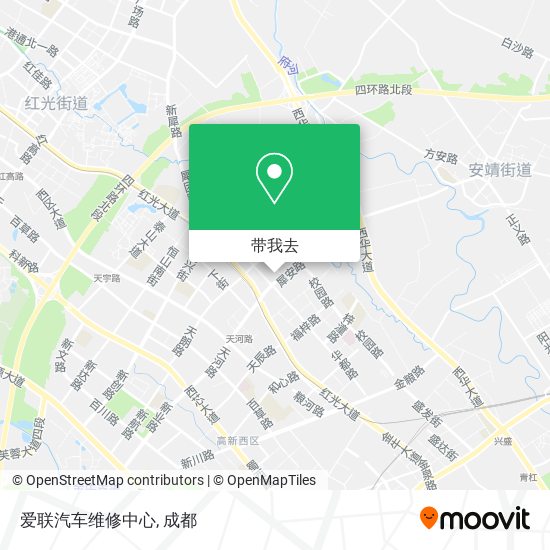 爱联汽车维修中心地图