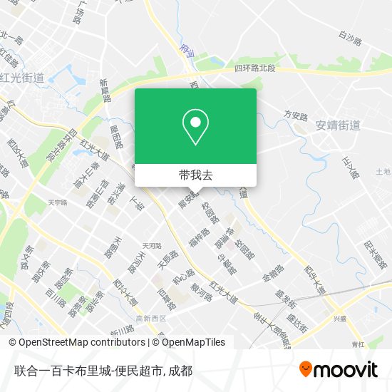 联合一百卡布里城-便民超市地图