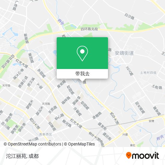 沱江丽苑地图