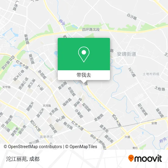 沱江丽苑地图