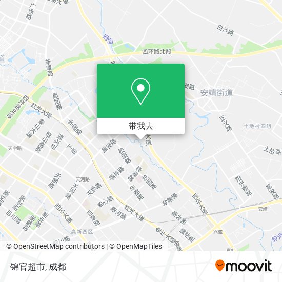 锦官超市地图