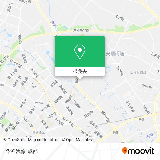 华祥汽修地图