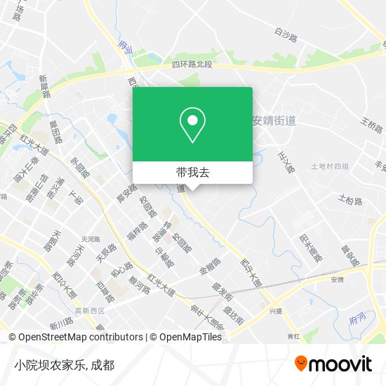 小院坝农家乐地图