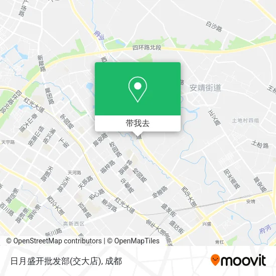 日月盛开批发部(交大店)地图