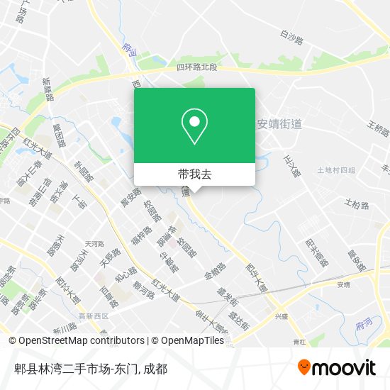 郫县林湾二手市场-东门地图