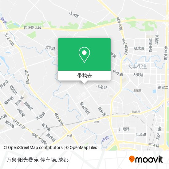 万泉·阳光叠苑-停车场地图