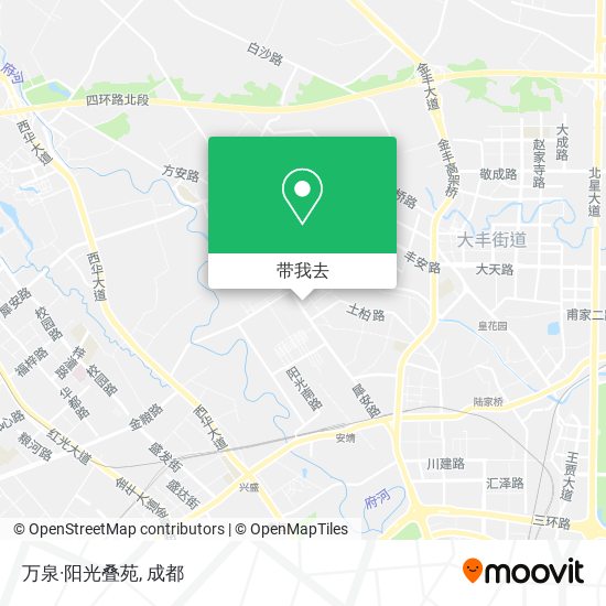 万泉·阳光叠苑地图