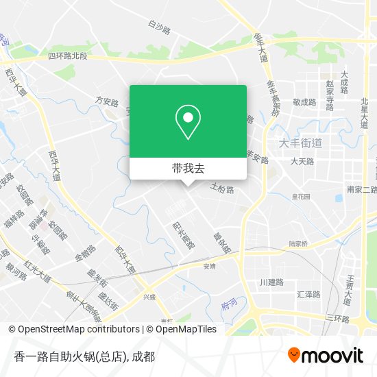 香一路自助火锅(总店)地图
