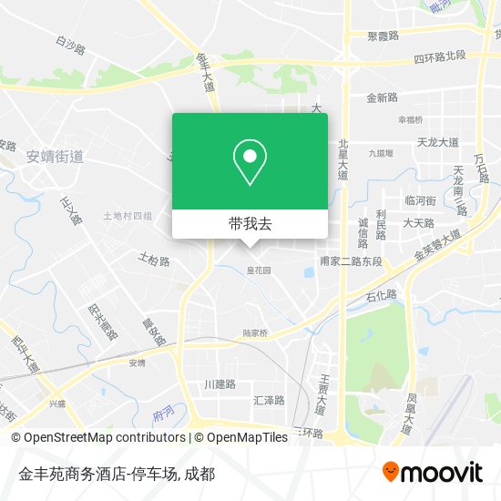 金丰苑商务酒店-停车场地图