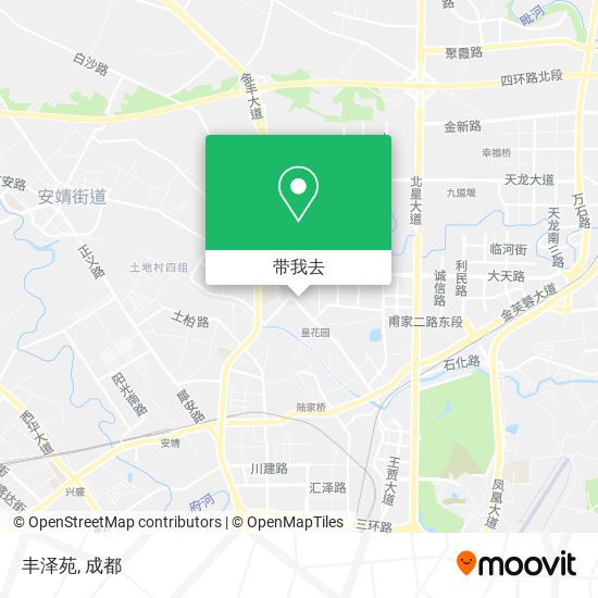 丰泽苑地图