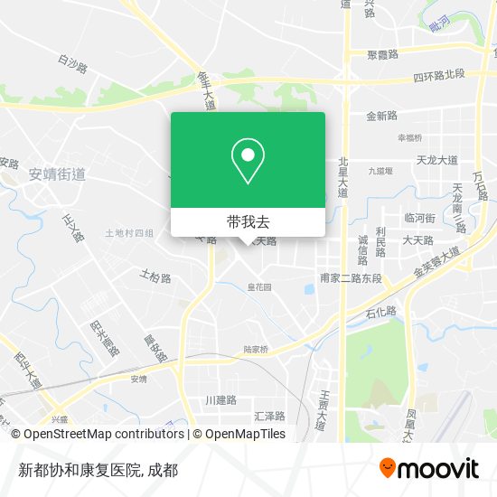 新都协和康复医院地图