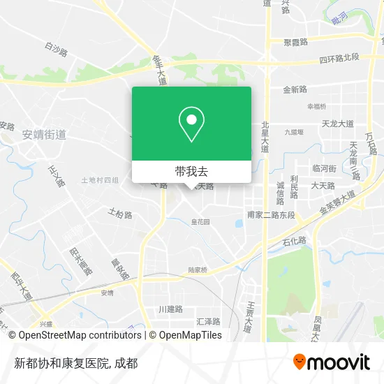 新都协和康复医院地图