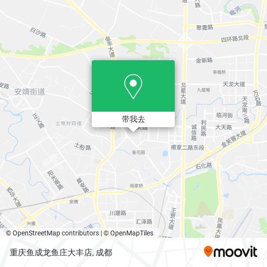 重庆鱼成龙鱼庄大丰店地图