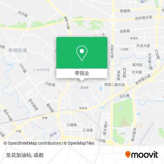 皇花加油站地图