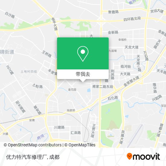 优力特汽车修理厂地图
