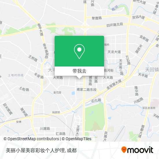美丽小屋美容彩妆个人护理地图