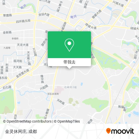 金灵休闲庄地图