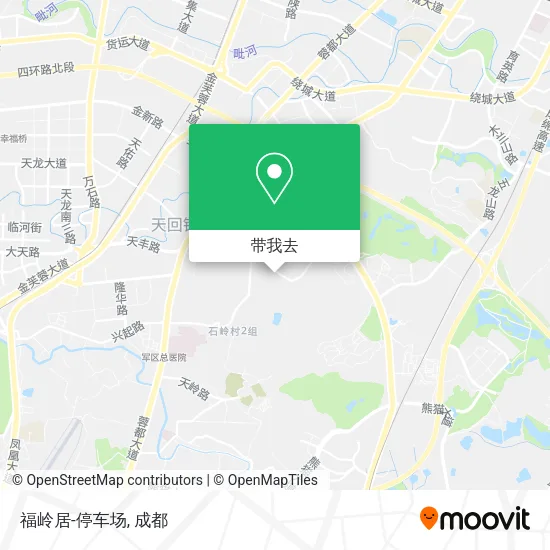 福岭居-停车场地图